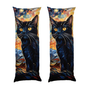 Абстрактный чёрный котик Abstract black cat