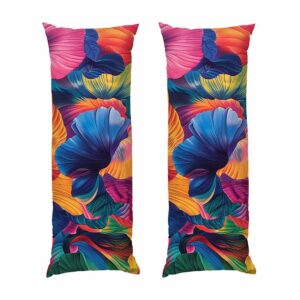 Абстрактный рисунок «Разноцветные цветы» Multicolored flowers Abstract drawing