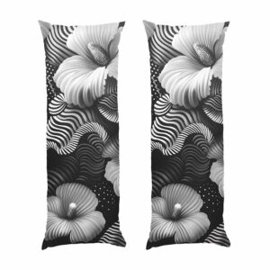 Белые и чёрные цветы Black and white flowers