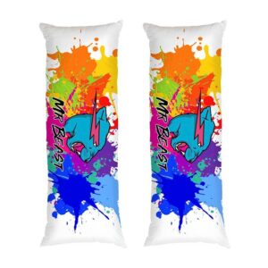 Дакимакура «Мистер Бист: Взрыв красок MrBeast Color Explosion»