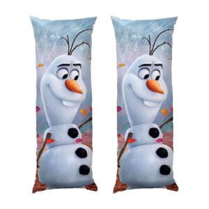 Дакимакура «Олаф — Весёлый снеговик из мультфильма »Холодное сердце“ (Olaf Happy Snowman Frozen)»