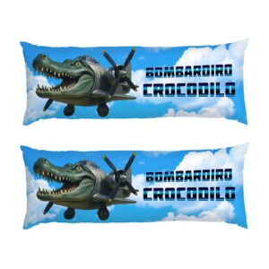 Дакимакура «Бомбардиро Крокодило — Небесное чудовище» (Bombardiro Crocodilo Sky Monster)