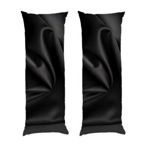Волнистая черная ткань Wavy black fabric
