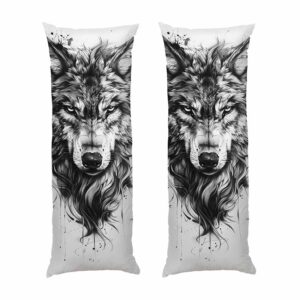 Иллюстрация «Хищный волк» Predatory wolf Picture