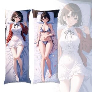 Подушка-обнимашка «дакимакура» из аниме «Saenai Heroine no Sodatekata» с изображением Мегуми Като