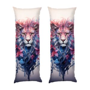 Рожевий лев Pink lion Аrt
