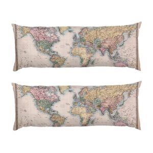 Винтажная карта мира Vintage world map